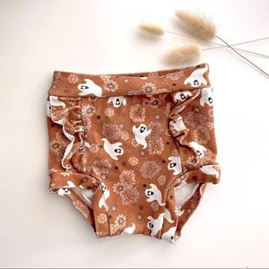 Handmade Floral Halloween Bummies